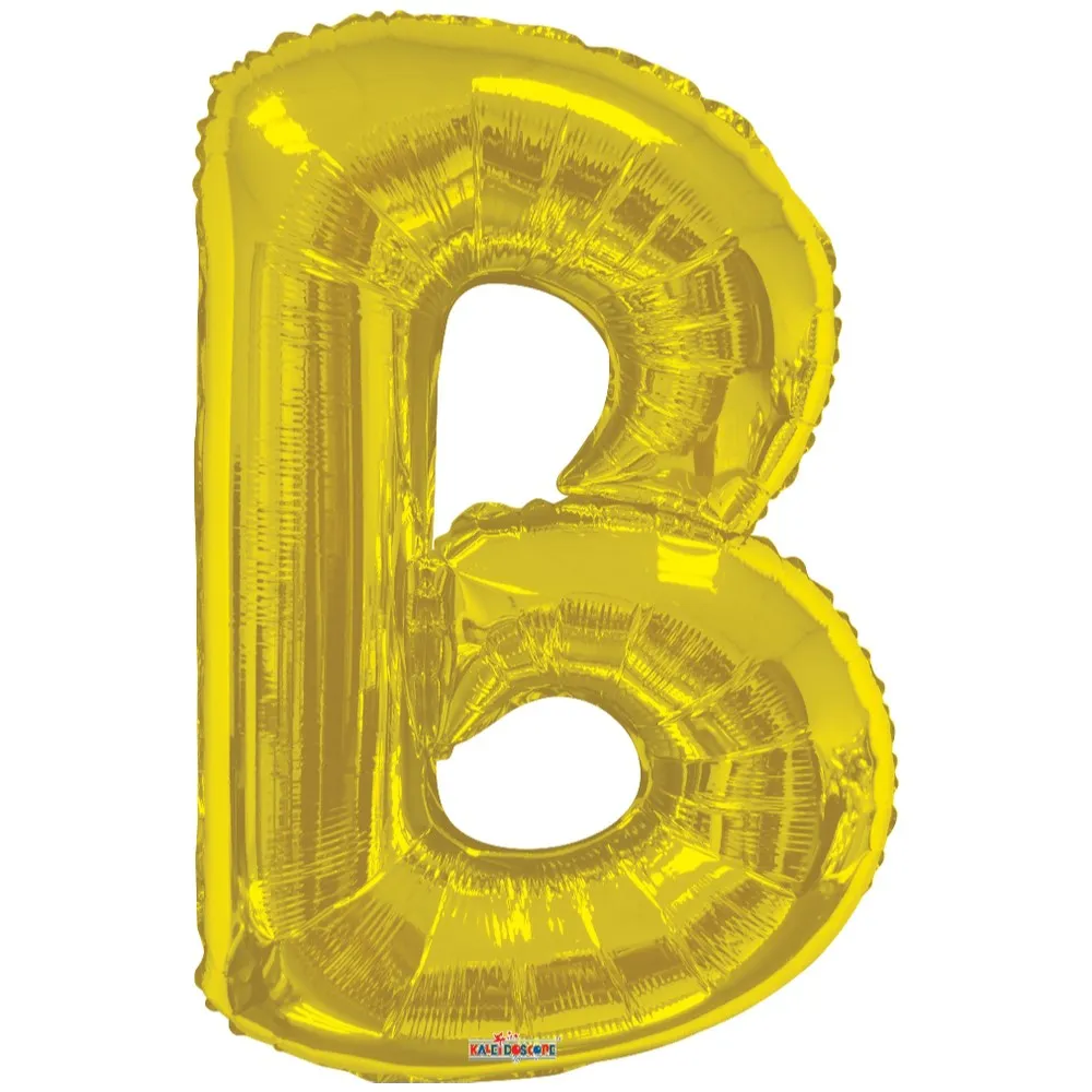 Balon folie 86cm Litera B auriu 15261-34