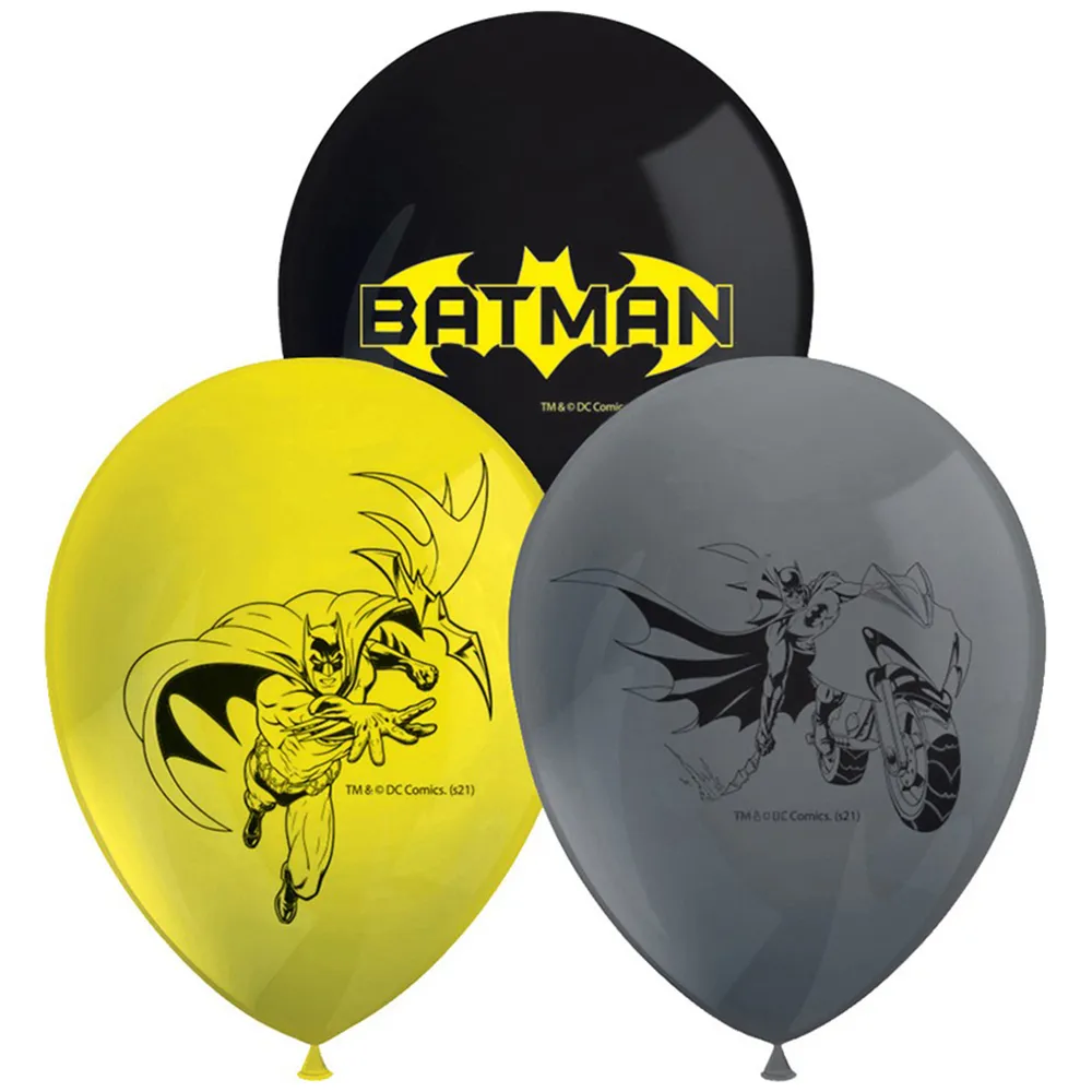 Set 8 Baloane Latex 28cm Batman Rogue Rage