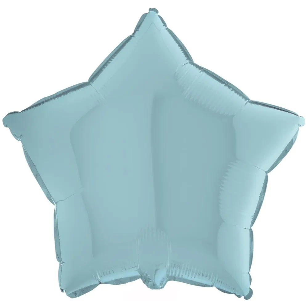Balon Folie Stea Bleu Pastel 46 cm Grabo