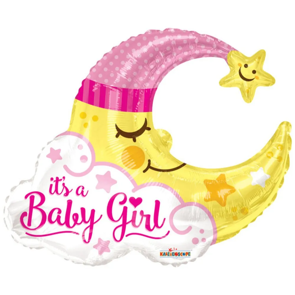 Balon folie 91cm It's a Girl Luna