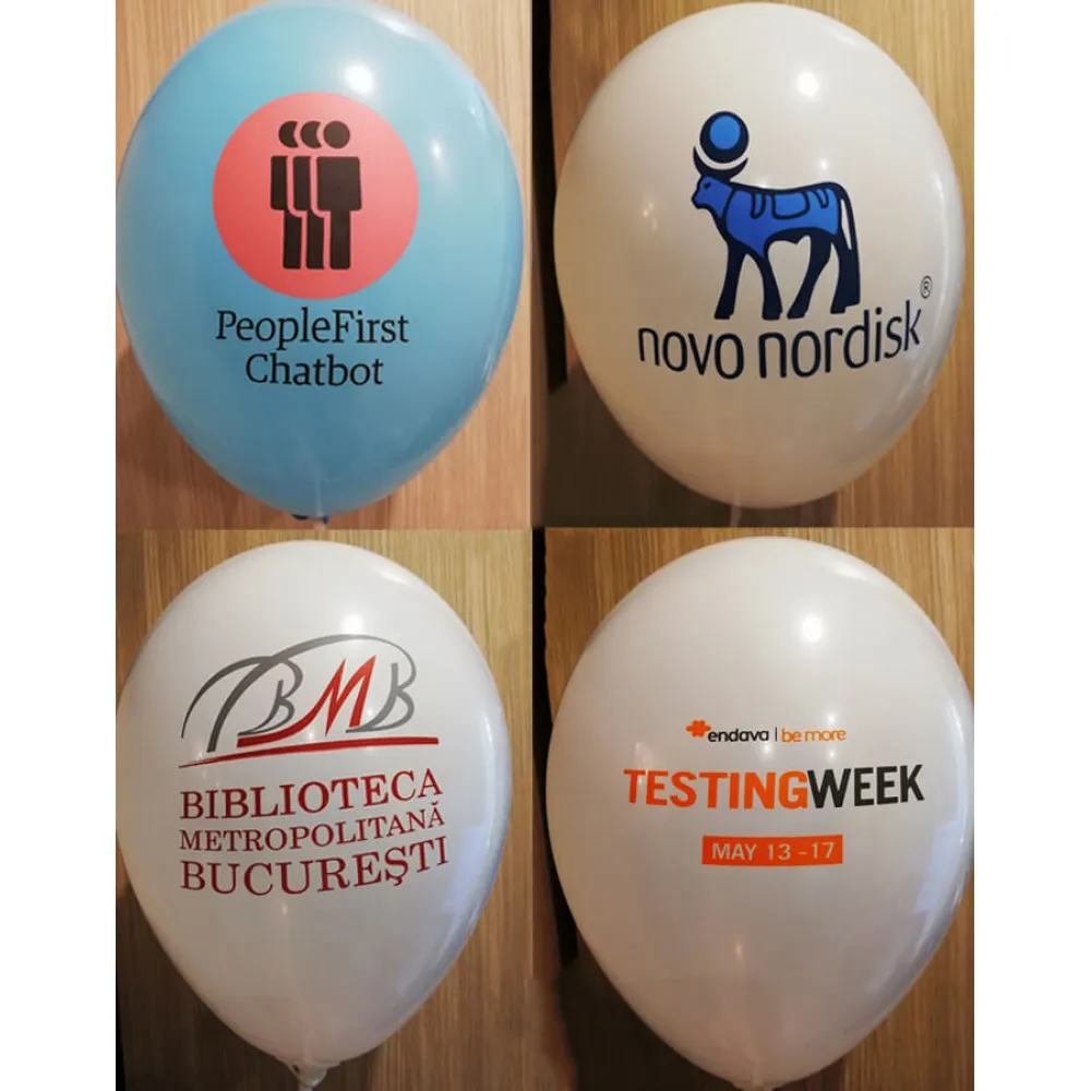 Grafica 2 culori Personalizare Baloane Latex 30-33cm