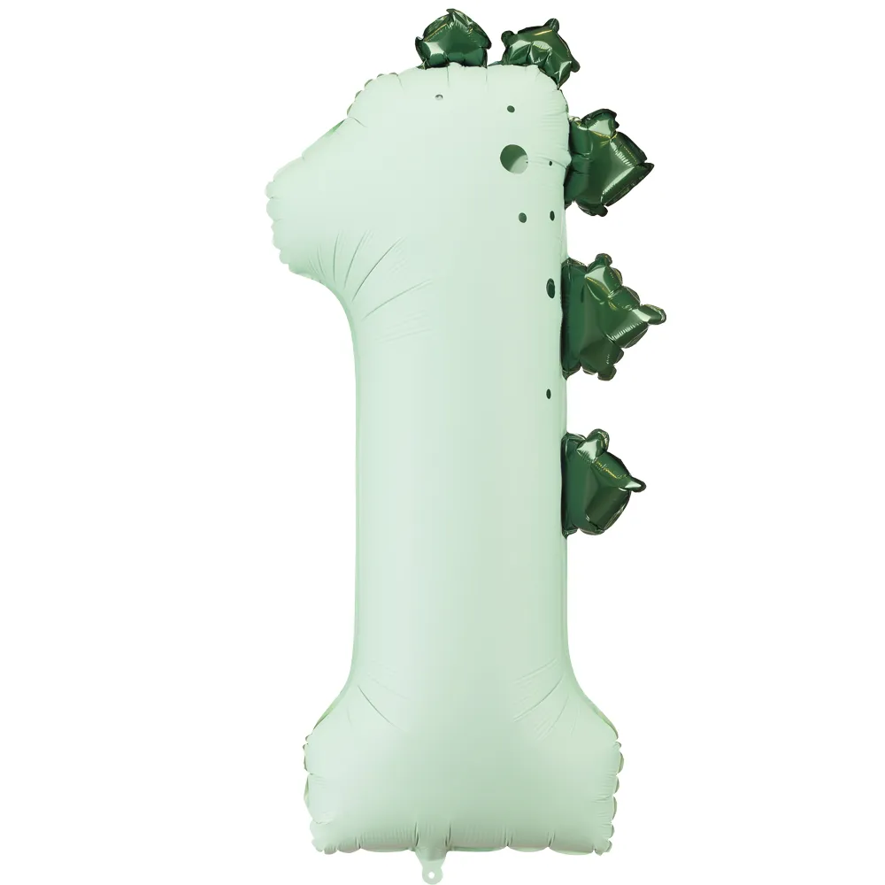 Balon Folie Cifra 1 Dinozaur 92cm