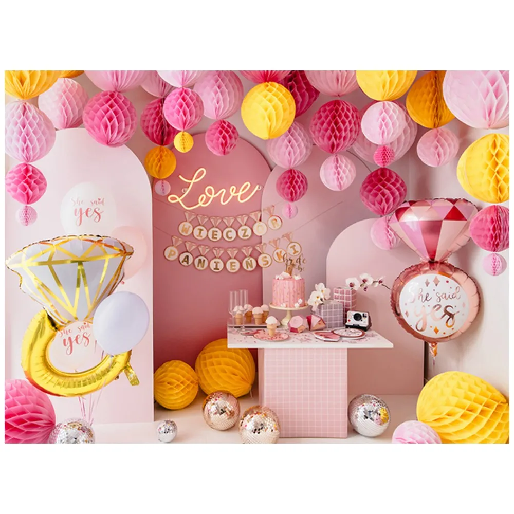 Balon Folie Figurina Inel Roz 41x72cm
