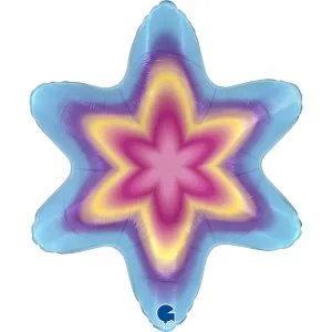 Balon Folie Figurina Stea Aura Lilac 56cm