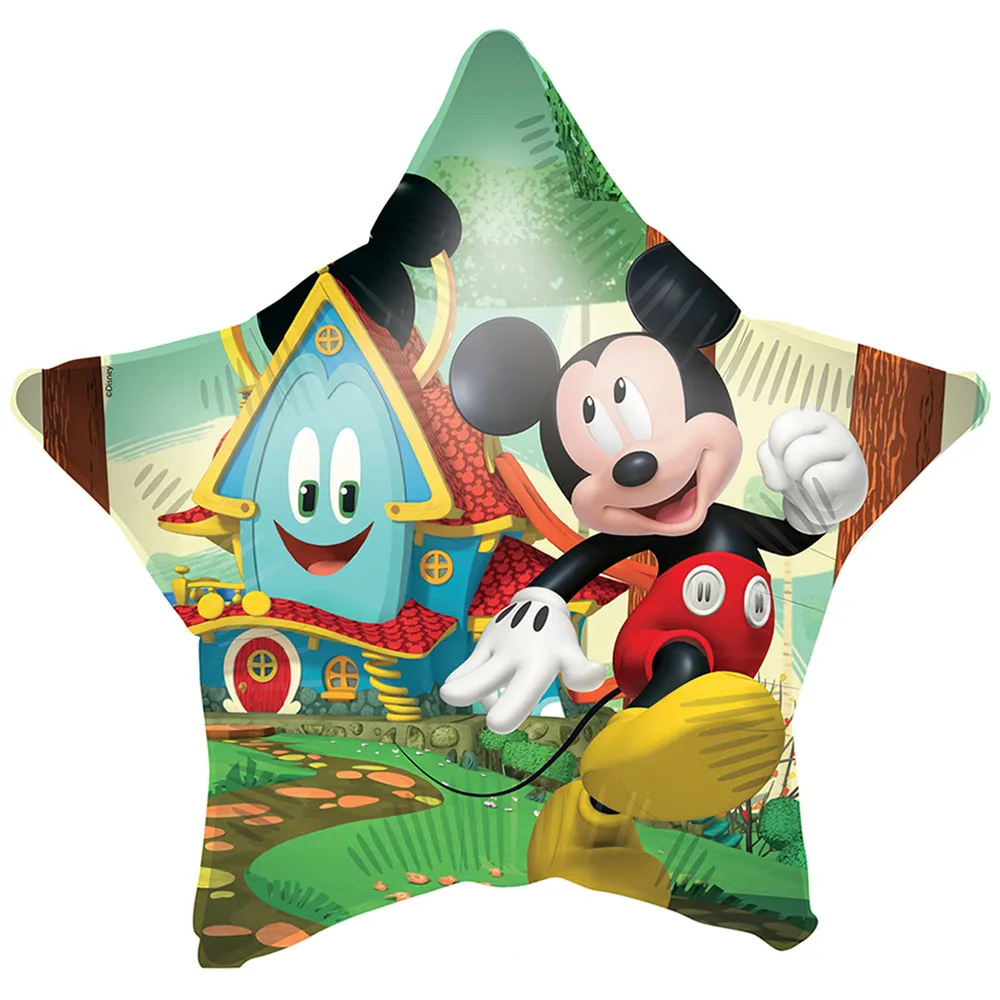 Balon Folie Stea 46cm Mickey Rock the House