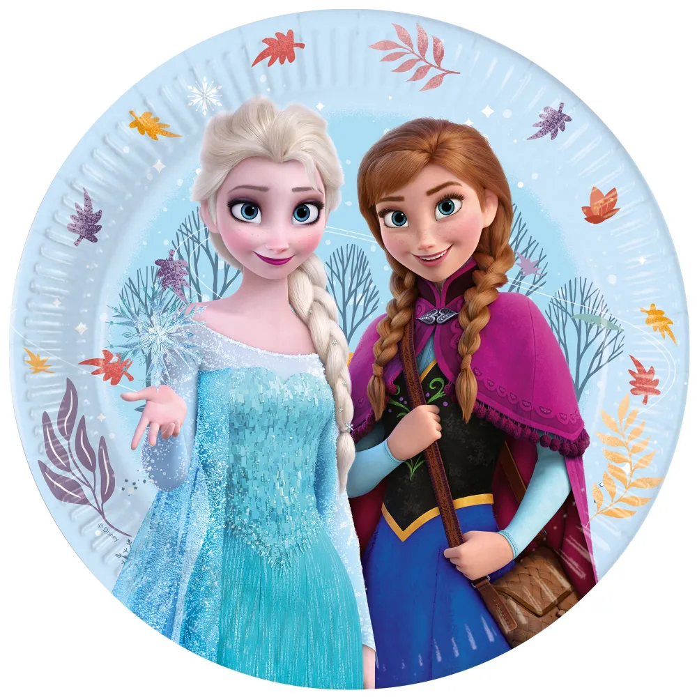 Set 8 Farfurii Petrecere 23cm Frozen Idyllic Wonder