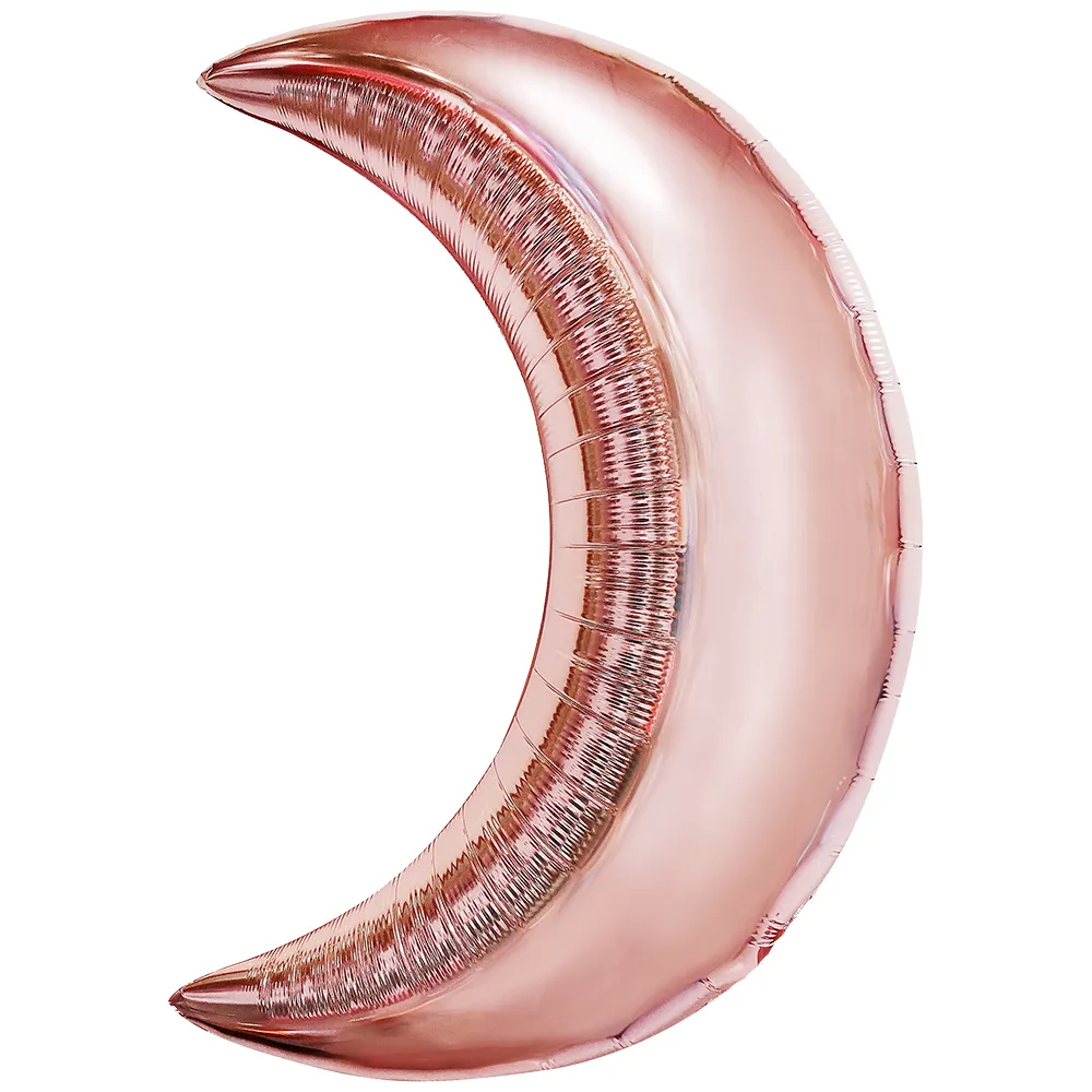 Balon Folie Figurina Semiluna Rose Gold 70cm