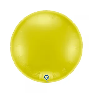 Balon Folie Rotund Galben 91cm