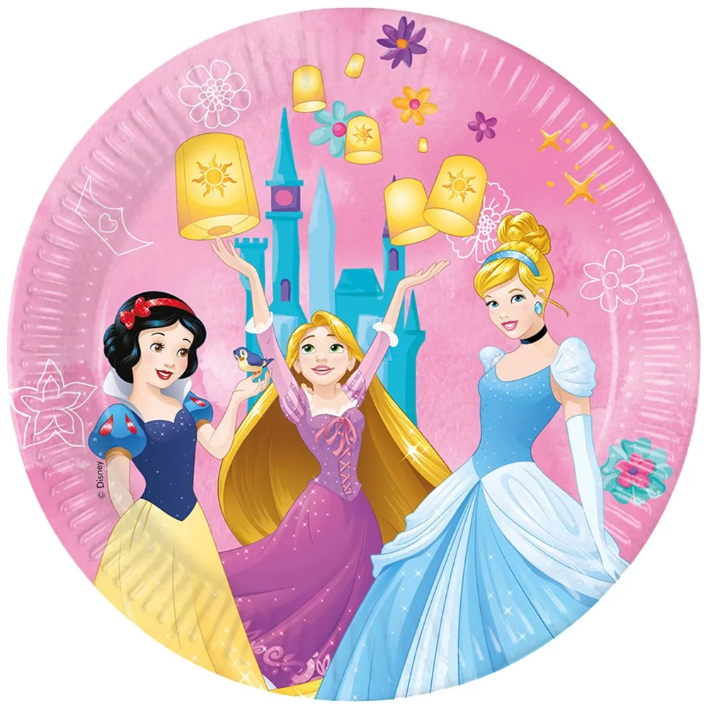 Set 8 Farfurii Petrecere 23cm Printese Disney