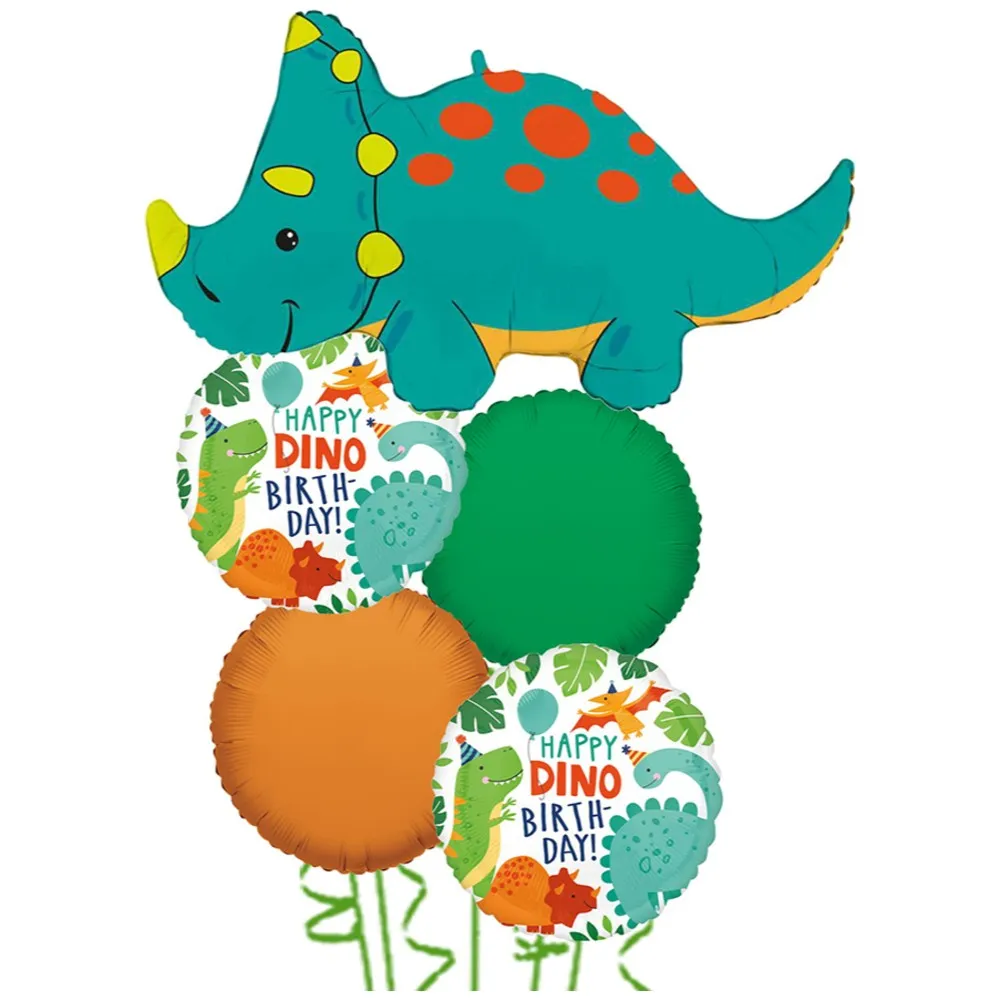 Buchet 5 baloane folie Tematica Dinozauri - Triceratops 2022130