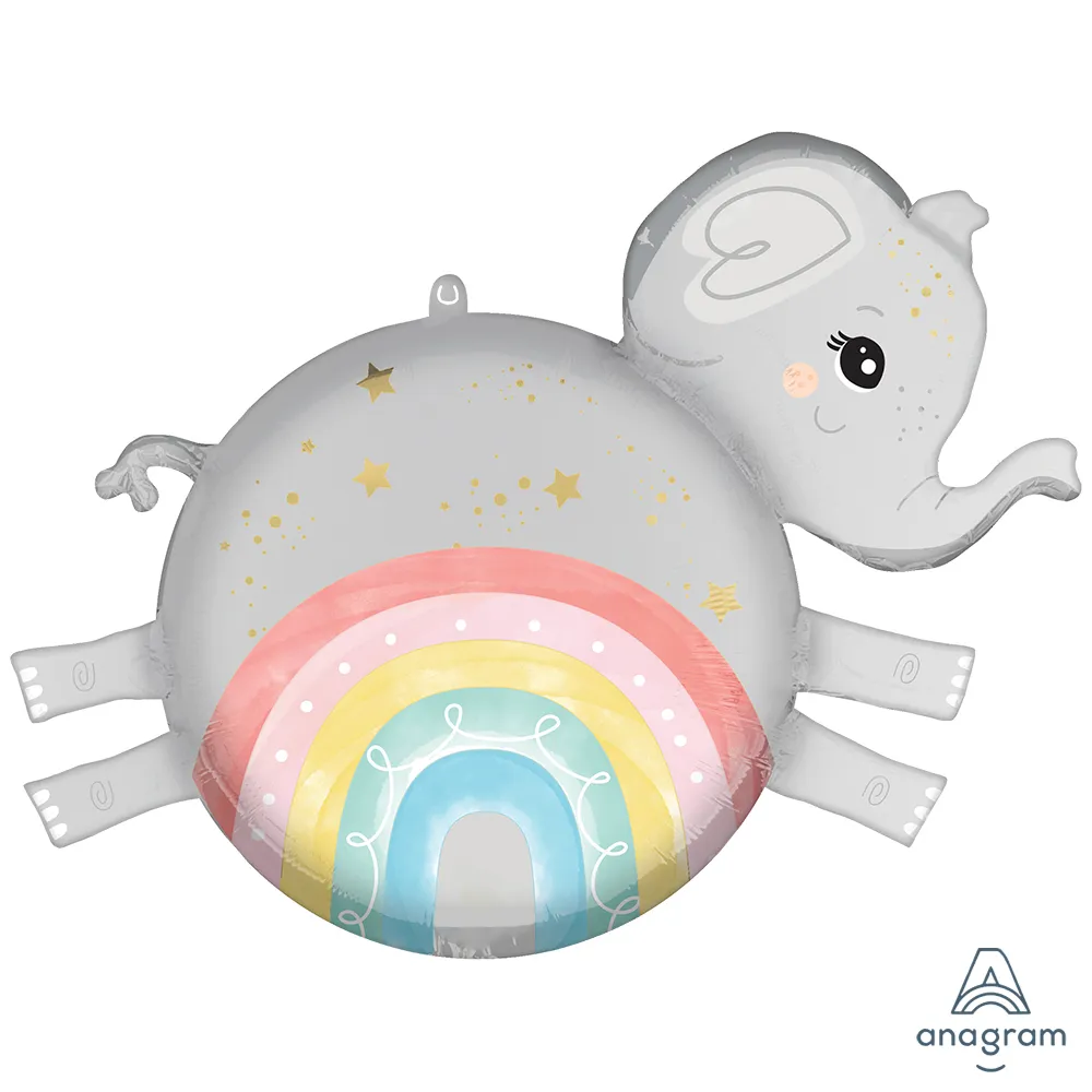 SuperShape Balon Folie Roly Polies Elefant 53cm ANAGRAM 4789001