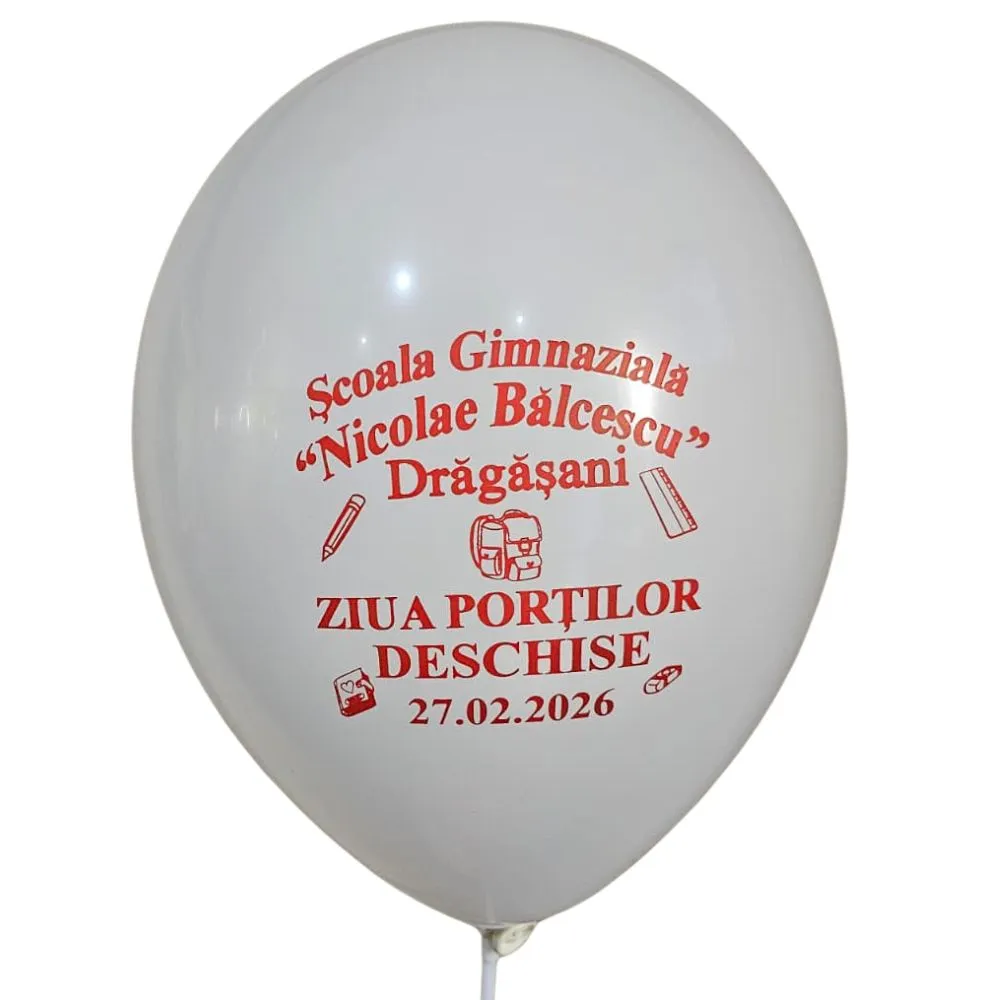Baloane personalizate Scoala
