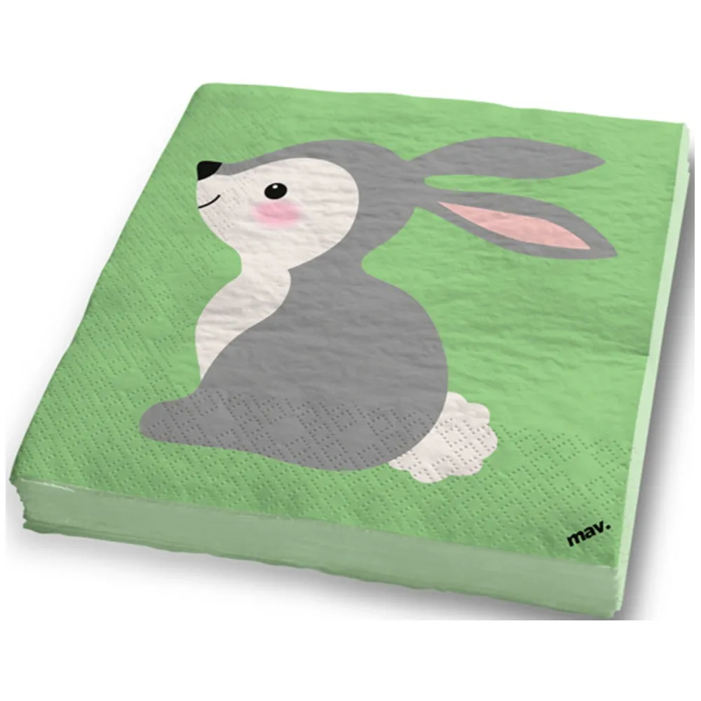 Set 20 Servetele Woodland 33x33cm Grabo
