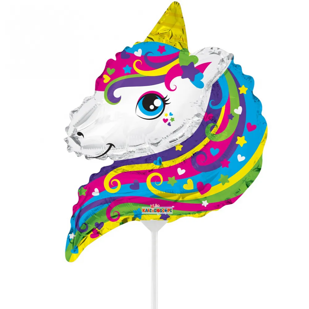 Balon Folie Mini Figurina (AER) Cap Unicorn Fairy 30 cm