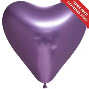 Balon Latex Inima Mirror 30cm Mov RF12CH.34