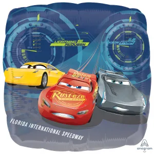 Balon Folie Patrat Fulger McQueen 45cm ANAGRAM 3536401