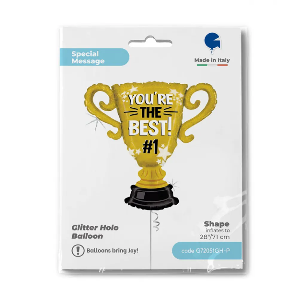 Balon Folie Figurina Cupa You're the Best 71cm Grabo