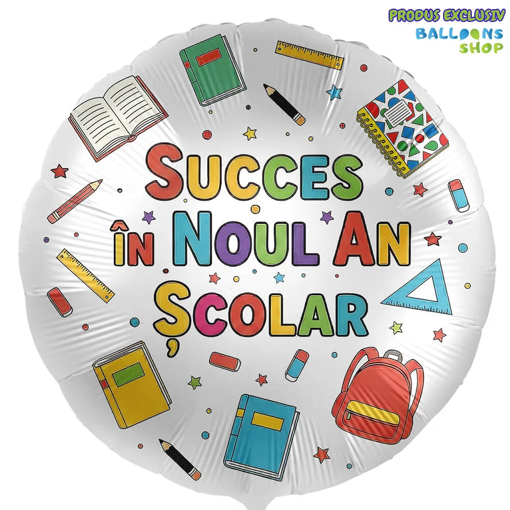 Balon Folie Succes in noul an scolar! 43cm