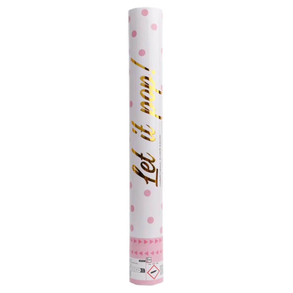 Tun Confetti Hartie Roz 40cm 9916470