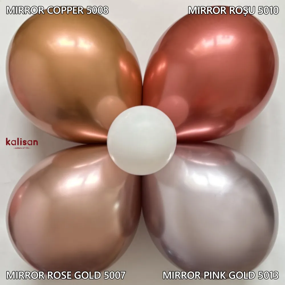 Balon Jumbo Latex 45cm Rosu Mirror 5010