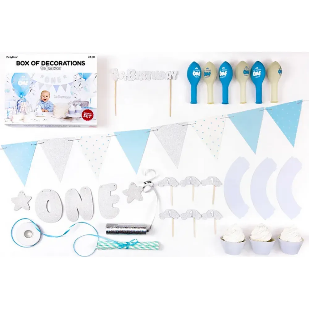 Kit Petrecere Prima Aniversare Baietel