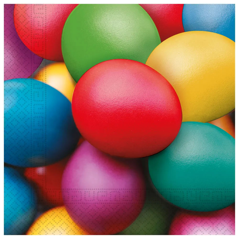 Set 20 Servetele Hartie 33x33cm Oua de Paste