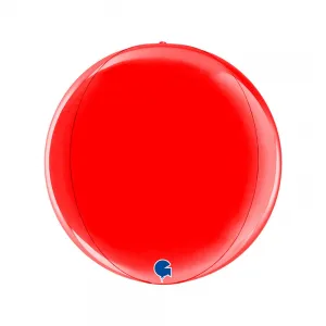 Balon Folie Sfera 4D Rosu 29 cm Grabo