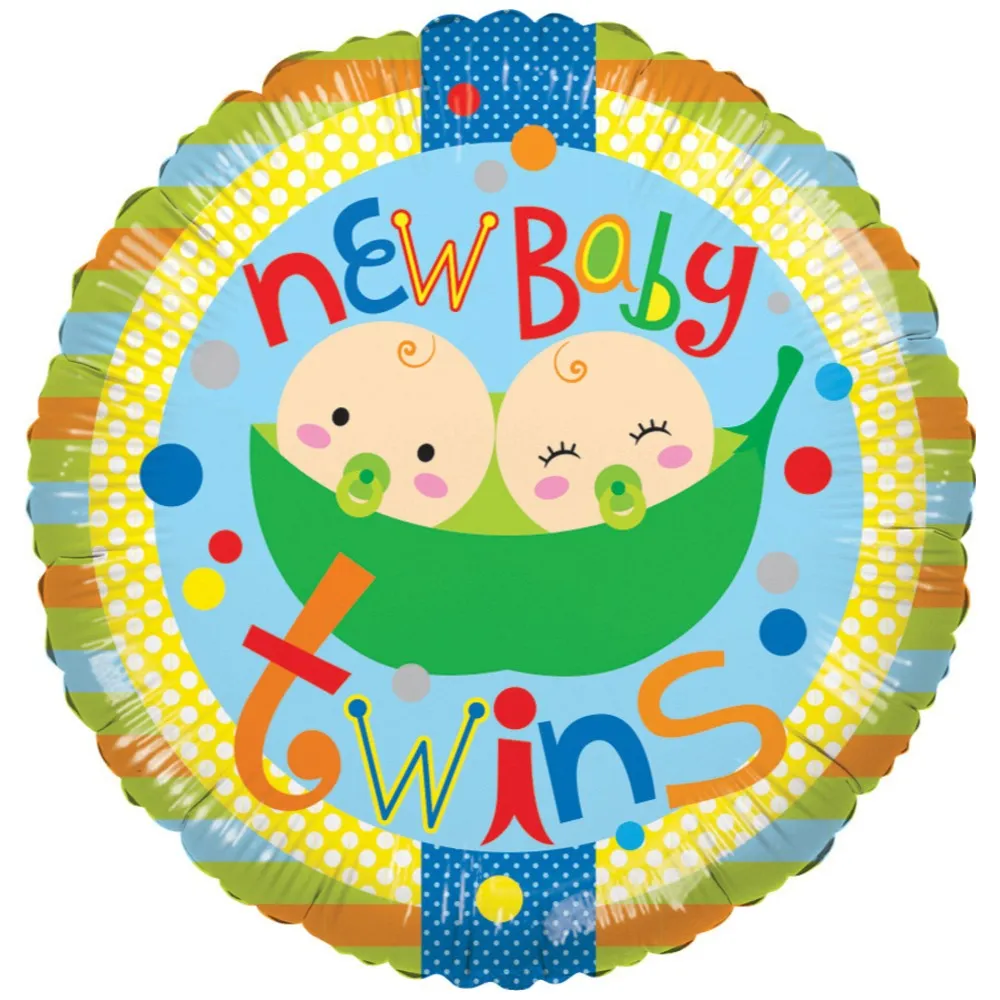 Balon Folie Rotund Gemeni 45cm Conver USA