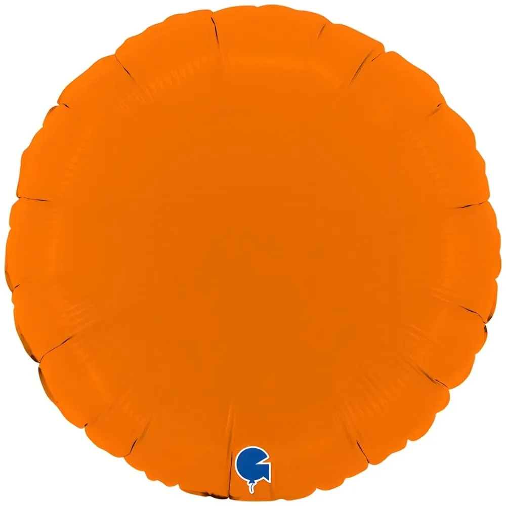Balon Folie Rotund Portocaliu 46cm Grabo