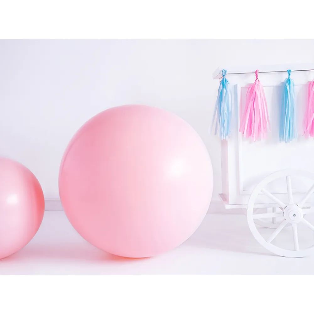 Balon Latex Jumbo 1m Roz Deschis Pastel OLBO-081B