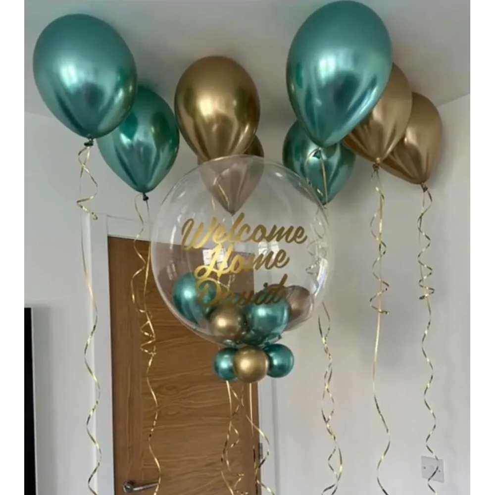 Balon Jumbo Latex 90cm Verde Mirror 5006