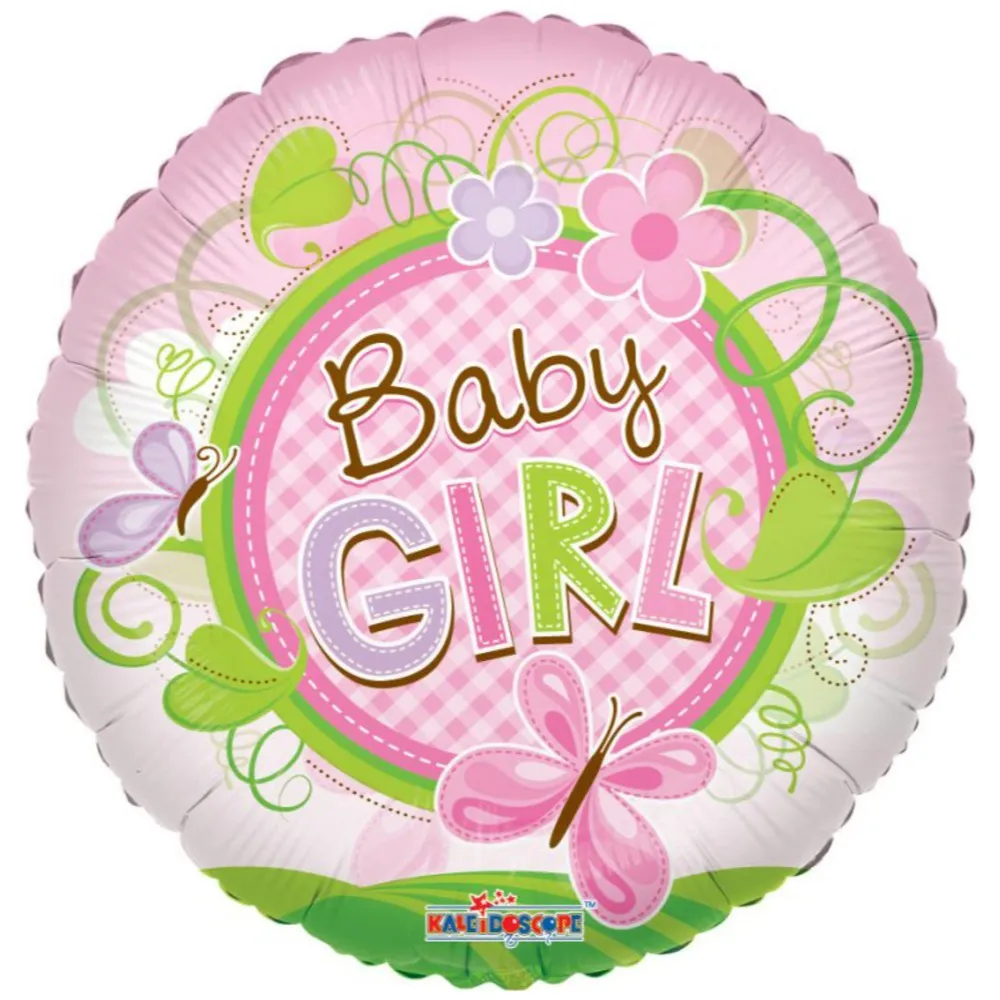 Balon folie Baby Girl Fluturi 19480