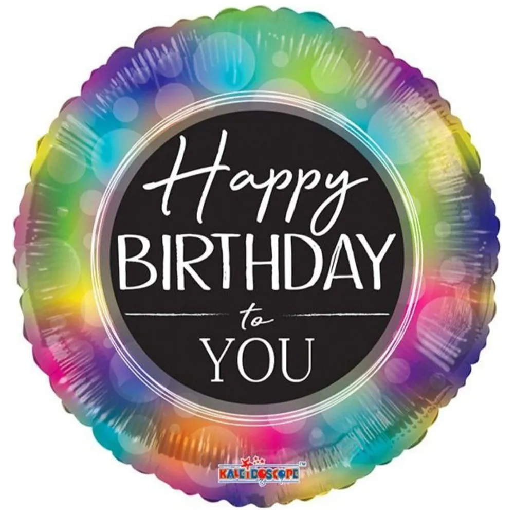 Balon folie Happy Birthday to you Rainbow 16367-LK