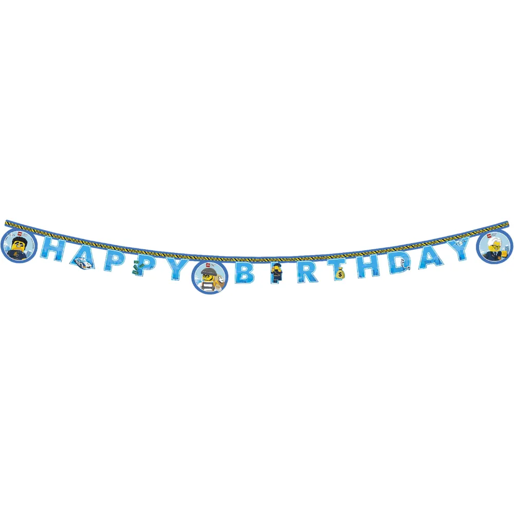 Banner Petrecere Happy Birthday LEGO City