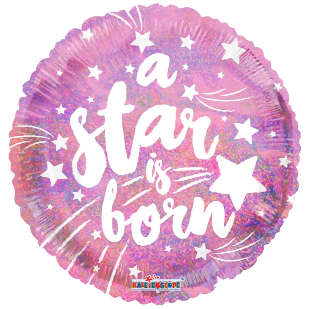 Balon Folie Rotund A star is Born Roz 45cm Conver USA