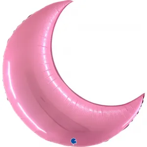 Balon Folie Semiluna Roz 76x78cm