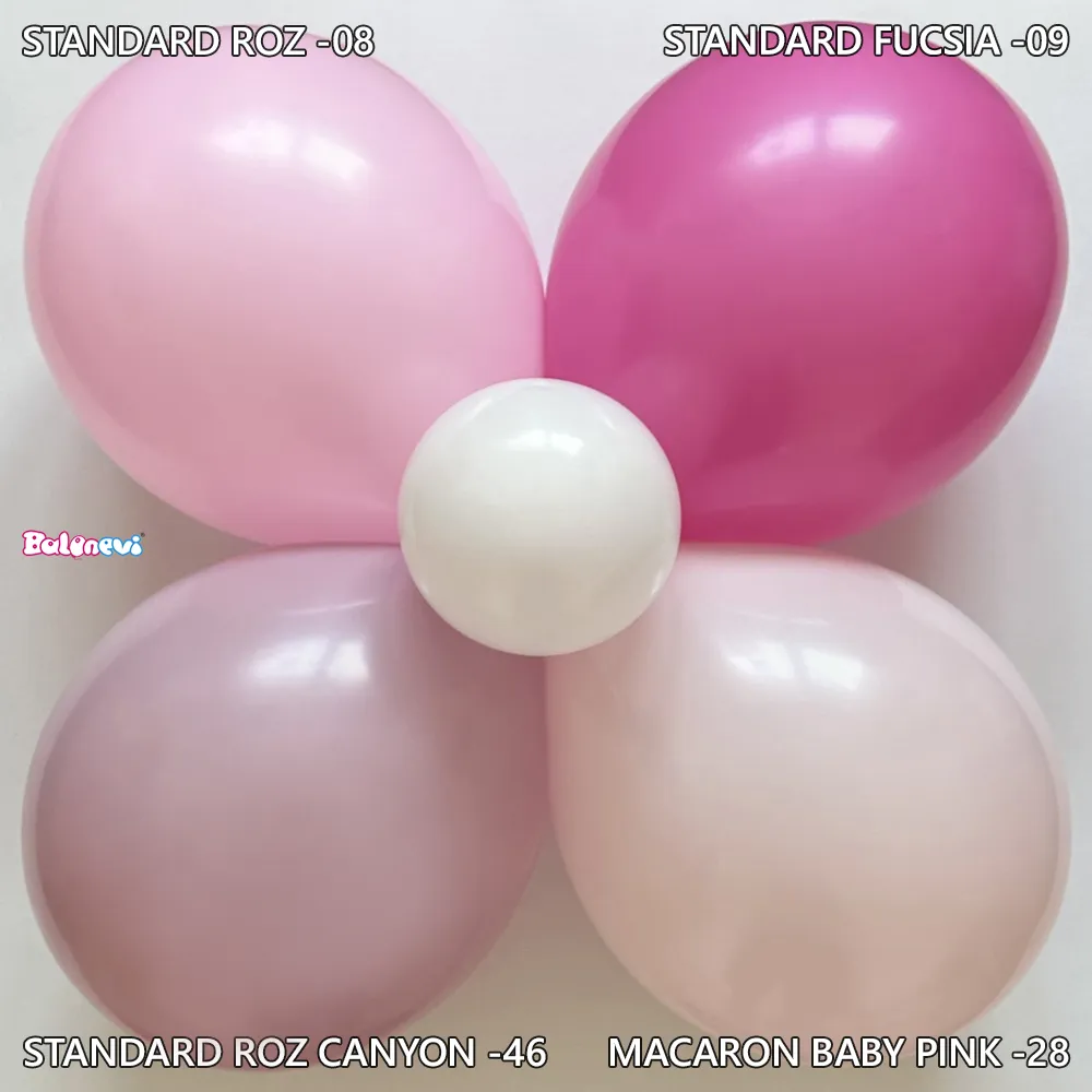Balon Latex Jumbo 60cm Standard Roz Canyon -46