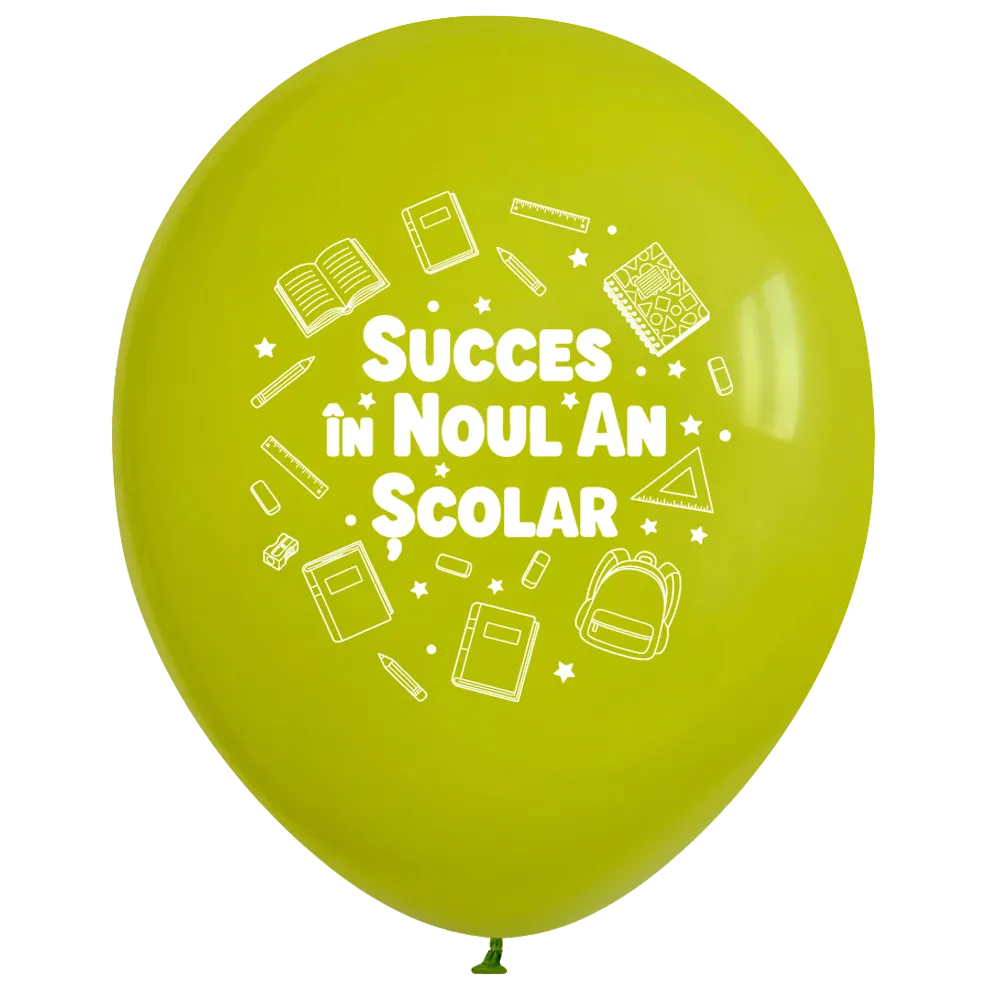 Set 30 Baloane personalizate Succes in noul an scolar! BLS202545