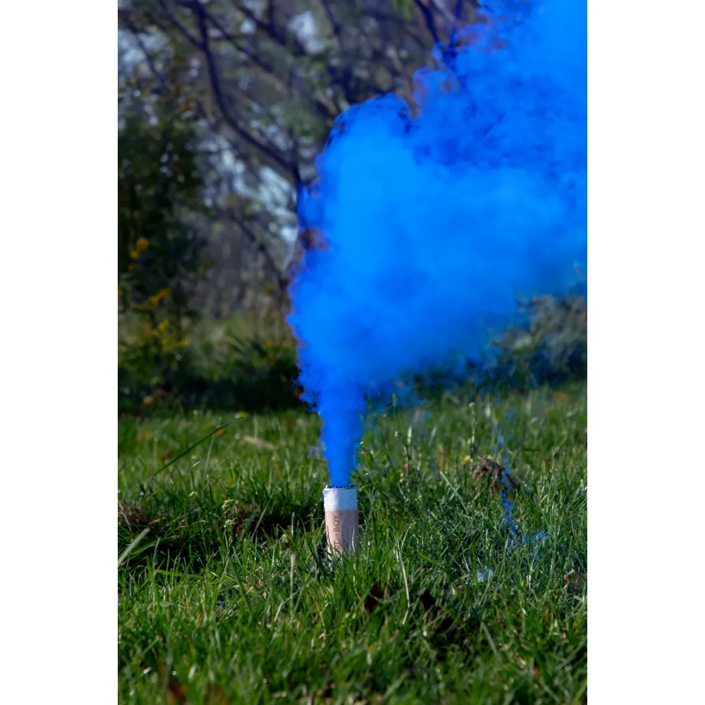 Set 5 Fumigene Gender Reveal It's a Boy Bleu 22.5cm