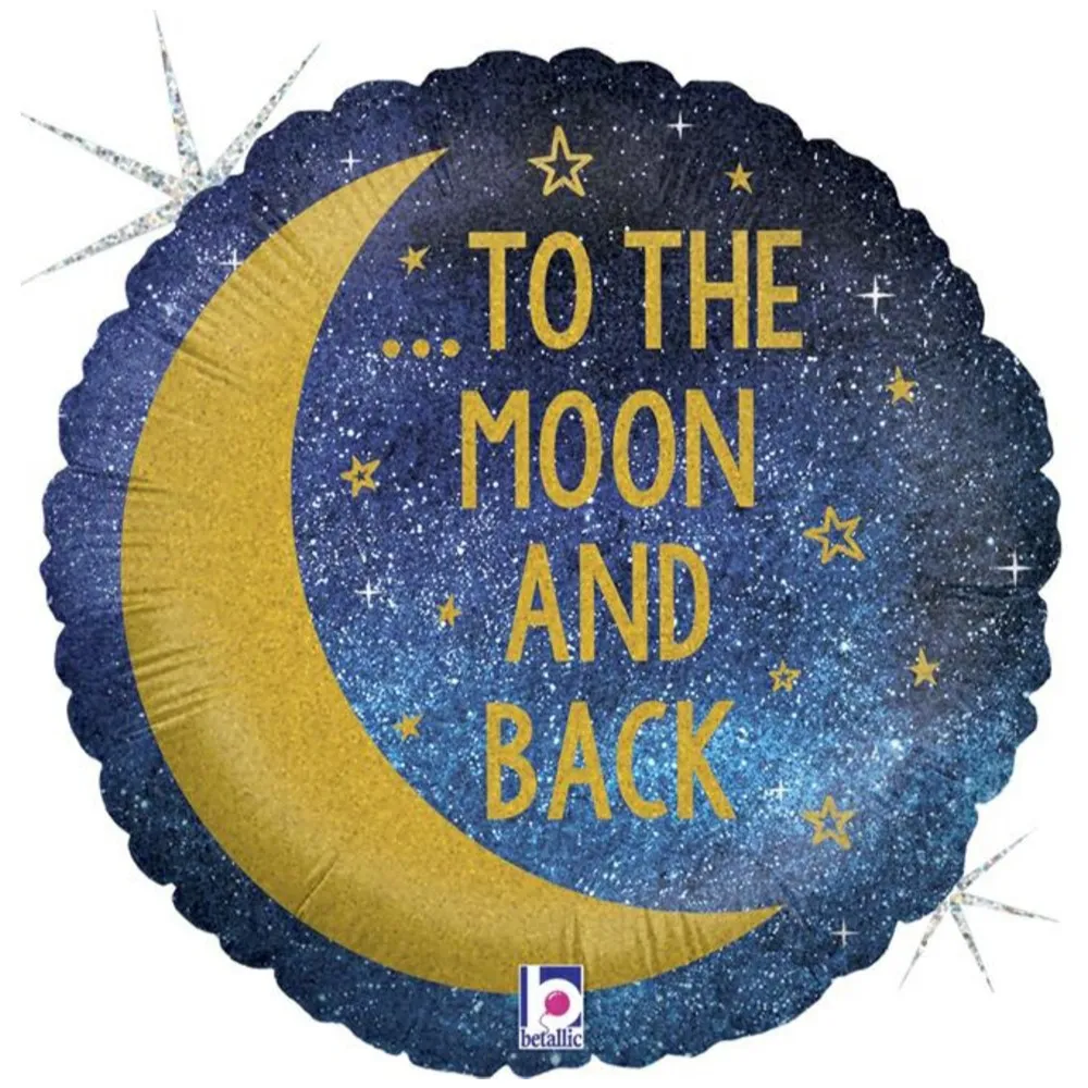 Balon Folie Rotund To the moon and back 46 cm Grabo