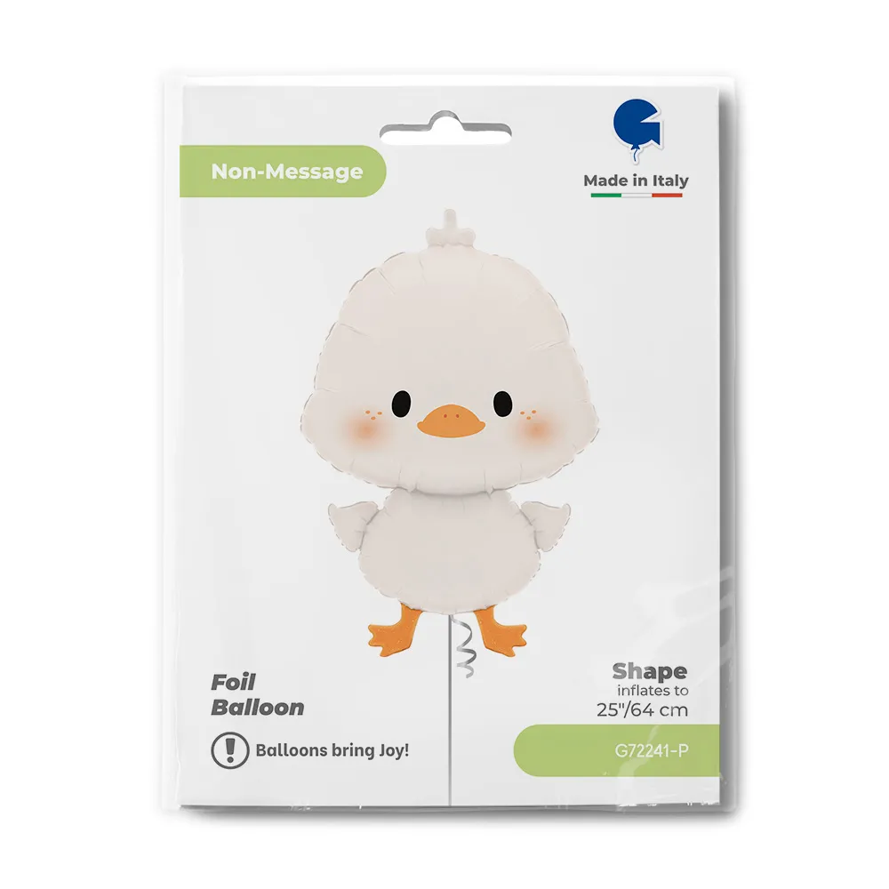 Balon Folie Figurina Ratusca Alba 64cm