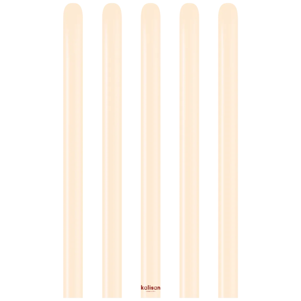 SET 50 Baloane modelaj Macaron Salmon Nozzle Up 152 x 2.5 cm 160M 3006