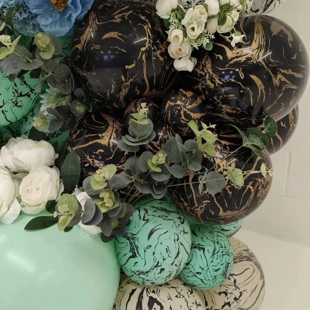 Baloane latex 30cm Space Nebula - BlackPrint Colour - Gold