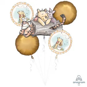Buchet 5 Baloane Folie Winnie The Pooh ANAGRAM 4841201