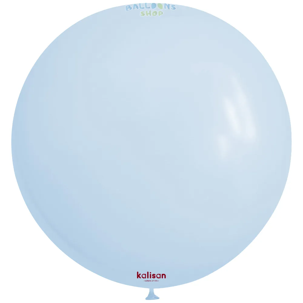 Balon Jumbo Latex 90cm Pale Baby Blue Macaron 3007