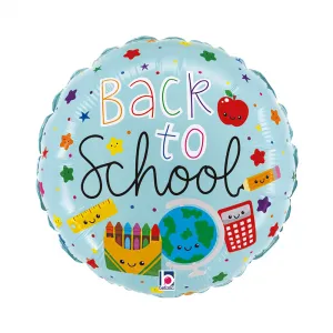 Balon Folie Back to School 45cm