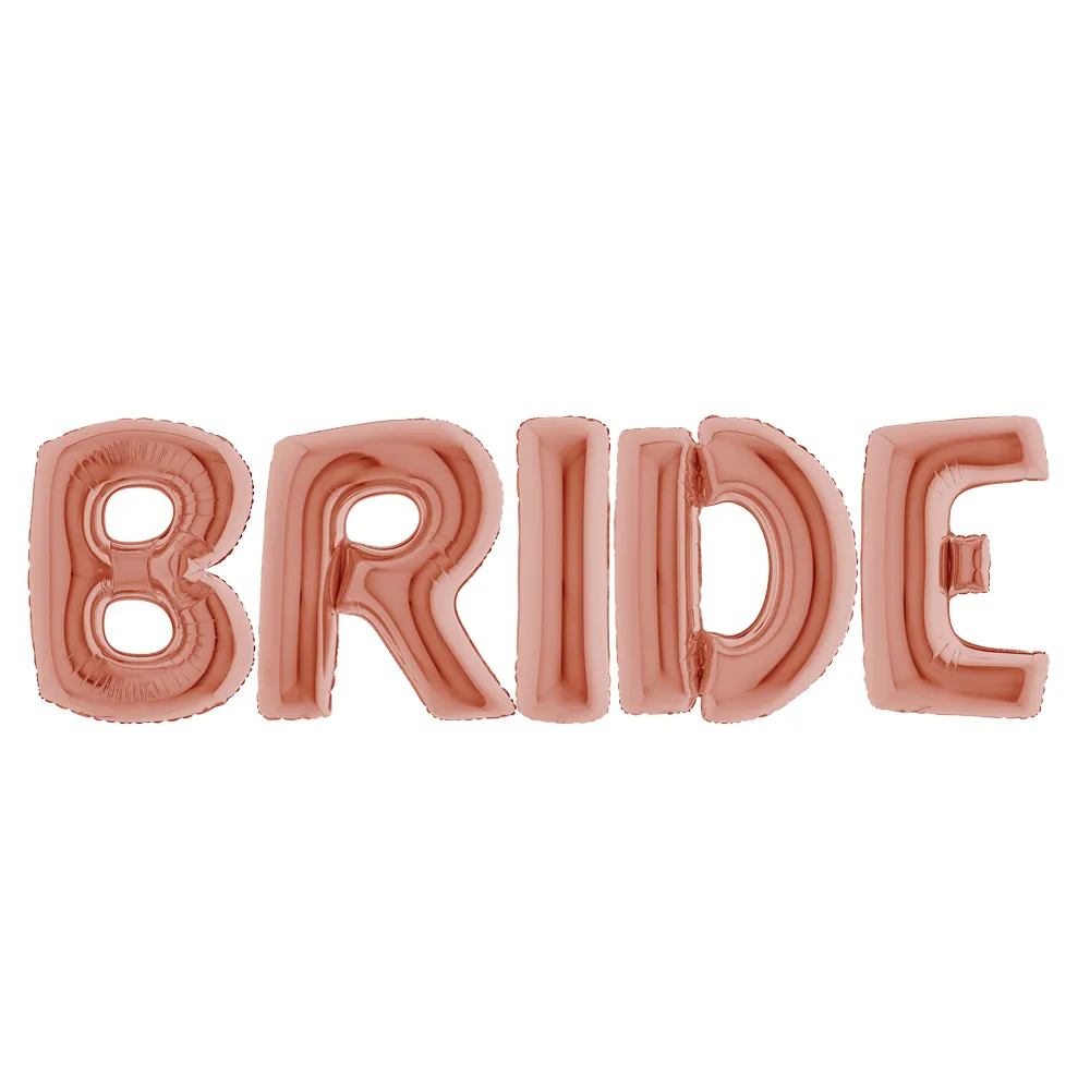 Baloane Folie Bride Rose Gold 102cm