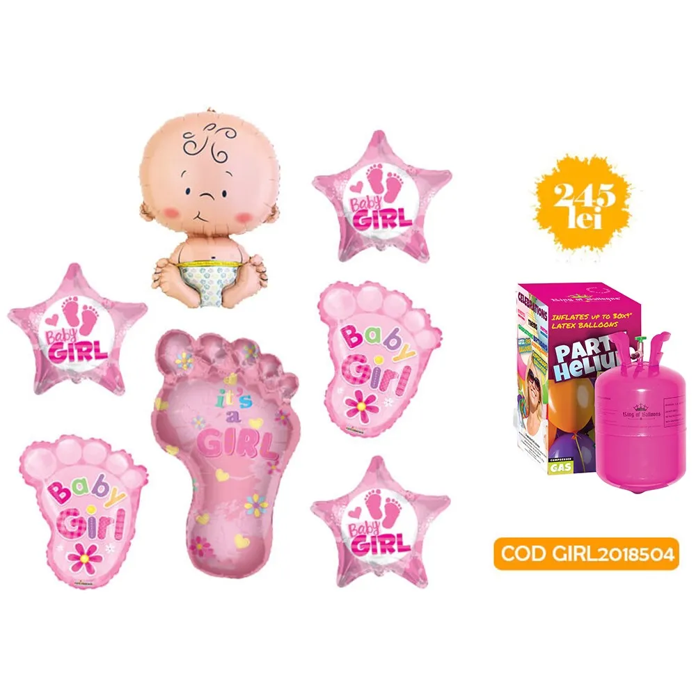 Pachet baloane Nou Nascut FETITA GIRL2018504