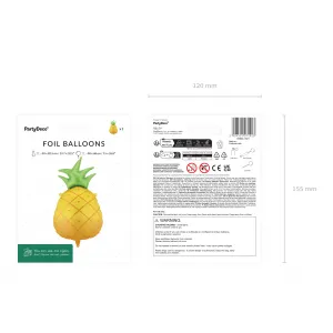 Balon Folie Figurina Ananas 38x68cm