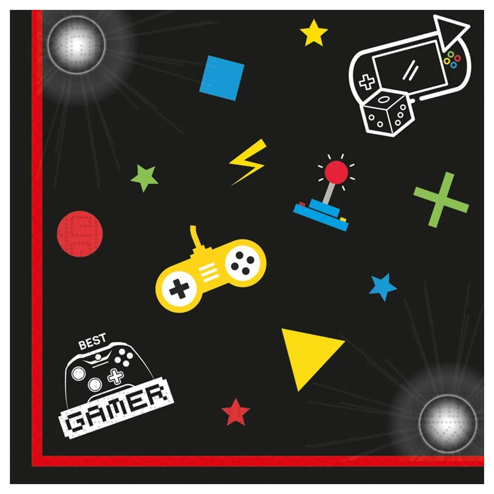 Set 20 Servetele Hartie 33x33cm Gaming